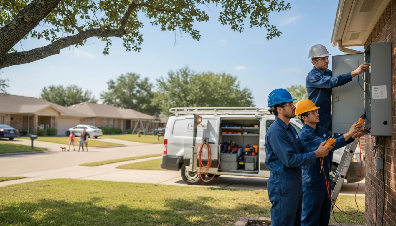 Certified electrician providing emergency electrical services in Olanta, PA